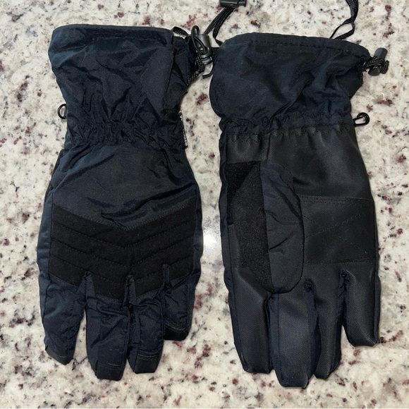 Thinsulate Nylon Ski Gloves 40 Gram Size XL Black Winter Fleece Warm Mens Snow - Picture 2 of 7